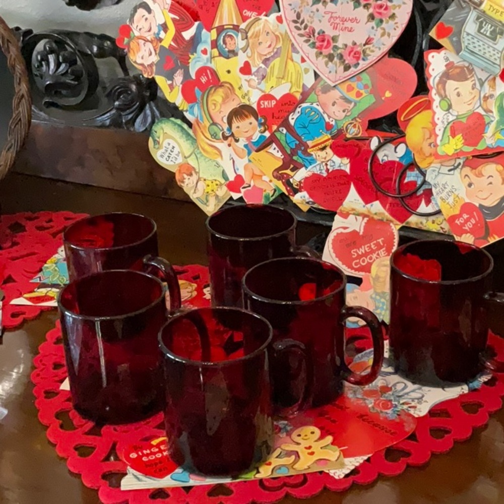 Ruby Red Mugs